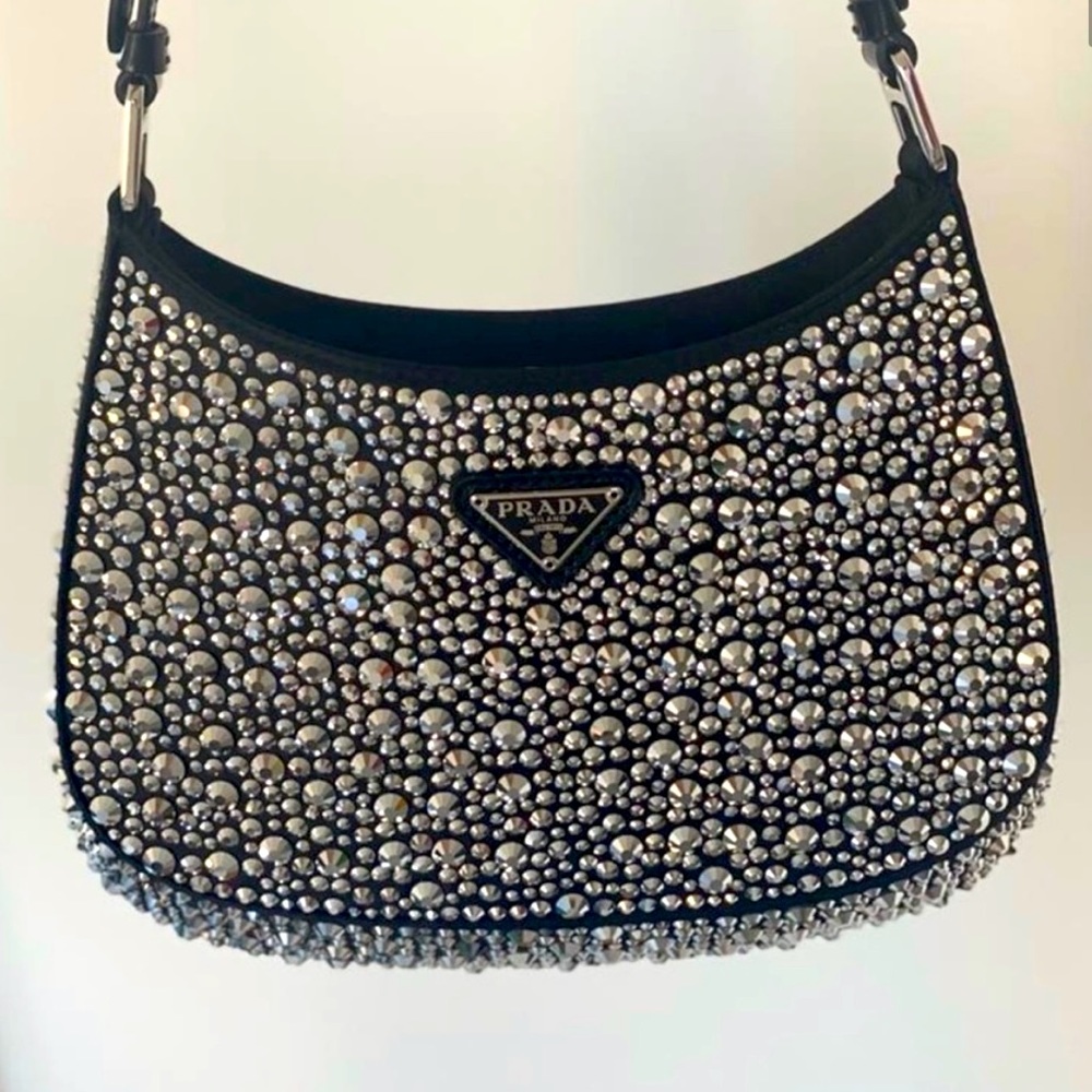Prada Cleo crystal leather bag